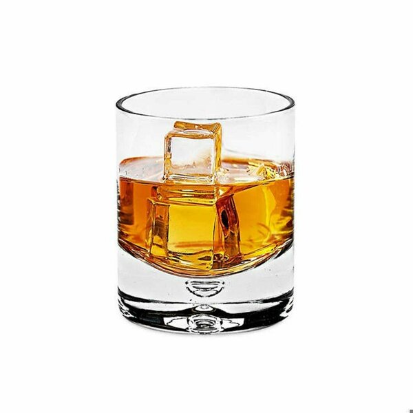 Homeroots 12 oz Old Fashioned Lead Free Crystal Scotch Glass, Clear - 4 Piece 375903